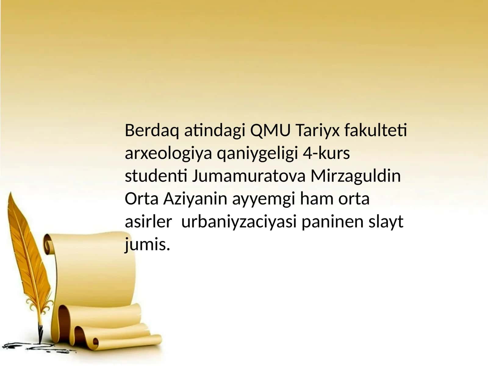Qalalar haqida 1