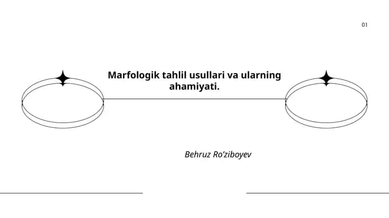 Marfologik tahlil usullari va ularning ahamiyati 1