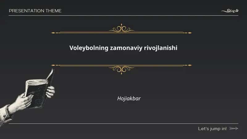 Voleybolning zamonaviy rivojlanishi 1
