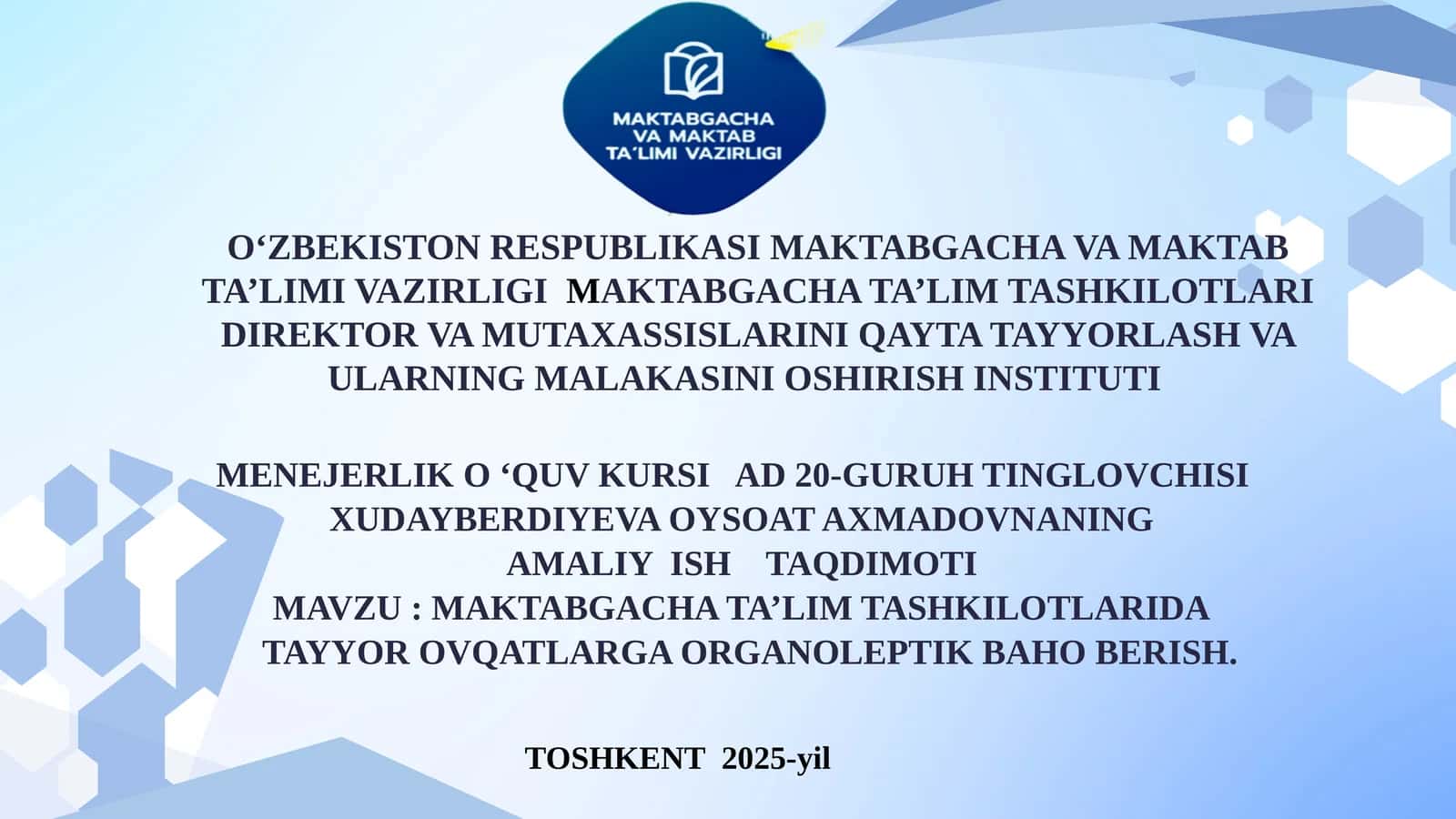 AMALIY ISH TAQDIMOTI 1