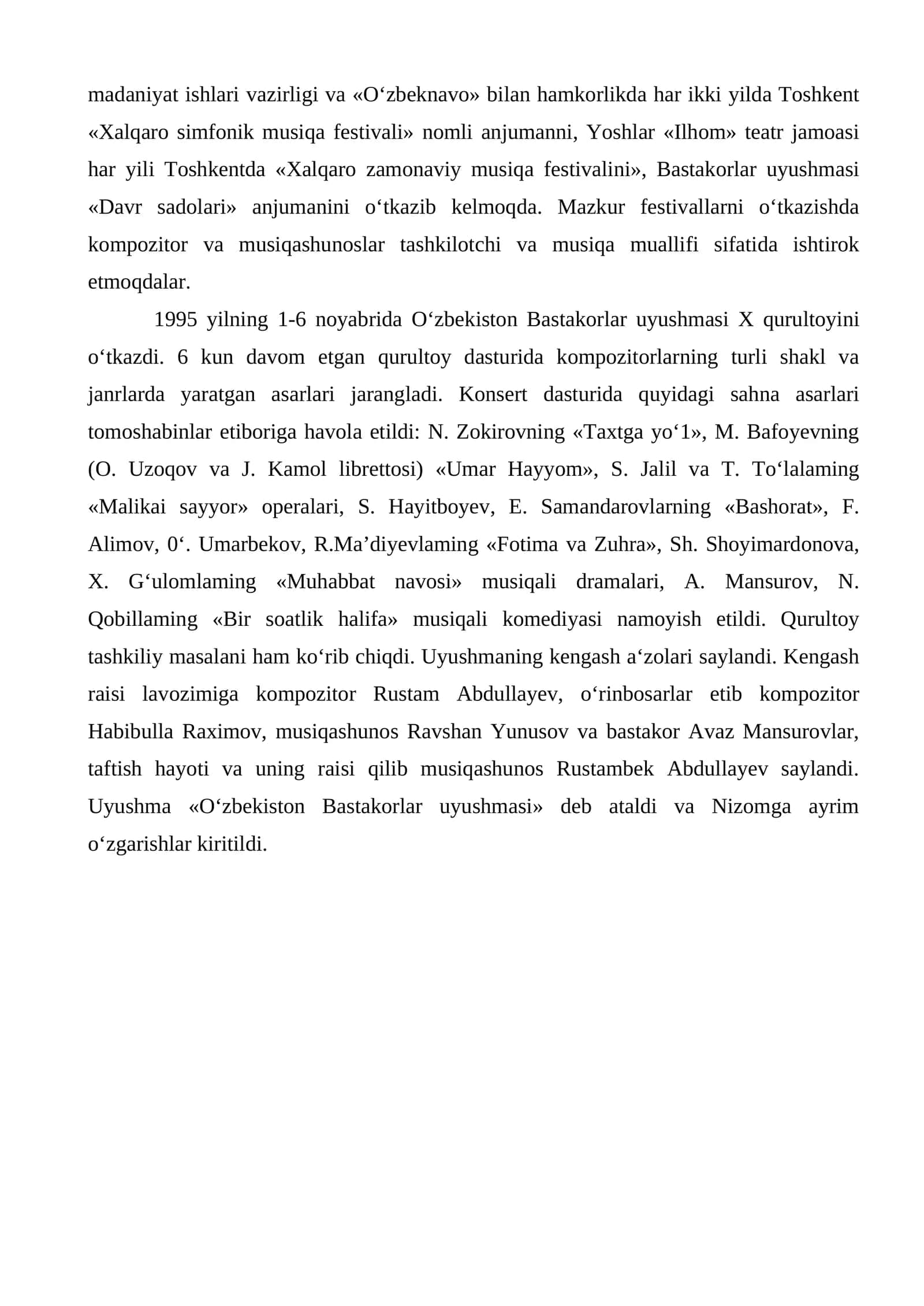Xalqaro simfonik musiqa festivali 1