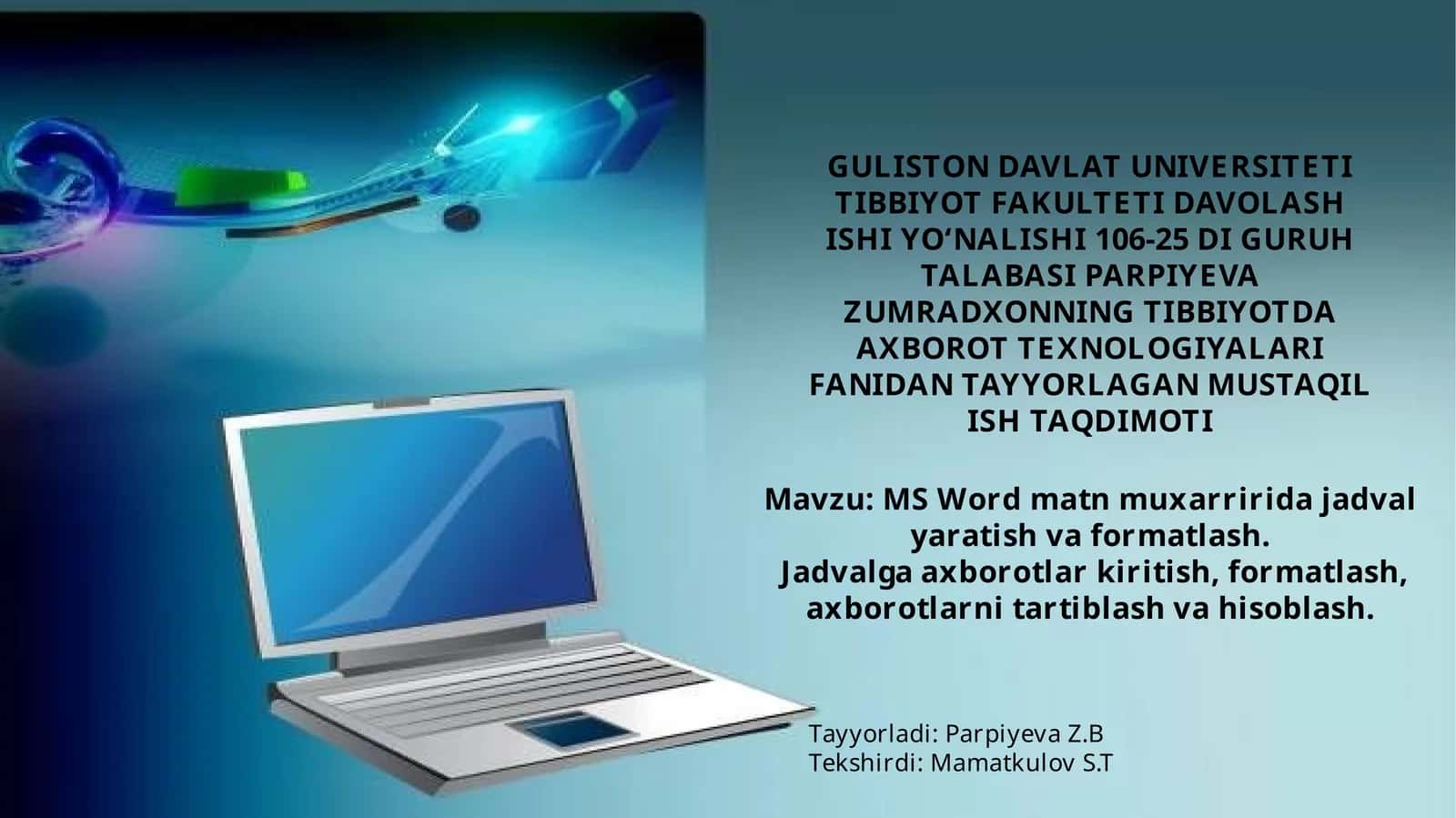 Microsoft Word 1