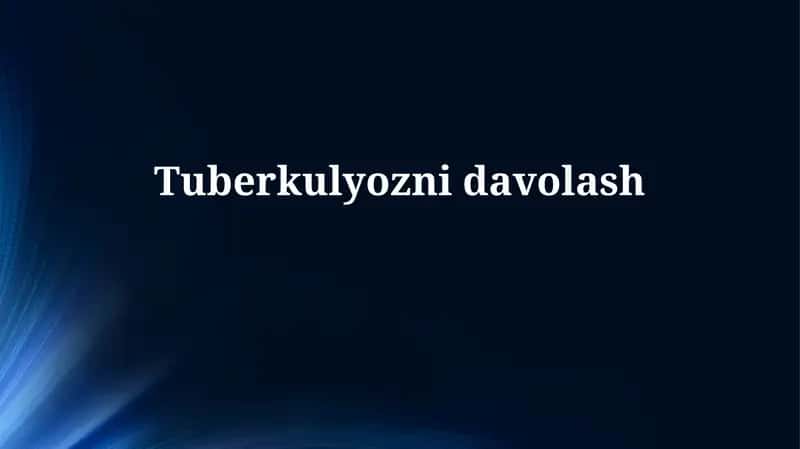 Tuberkulyoznidavolash 1