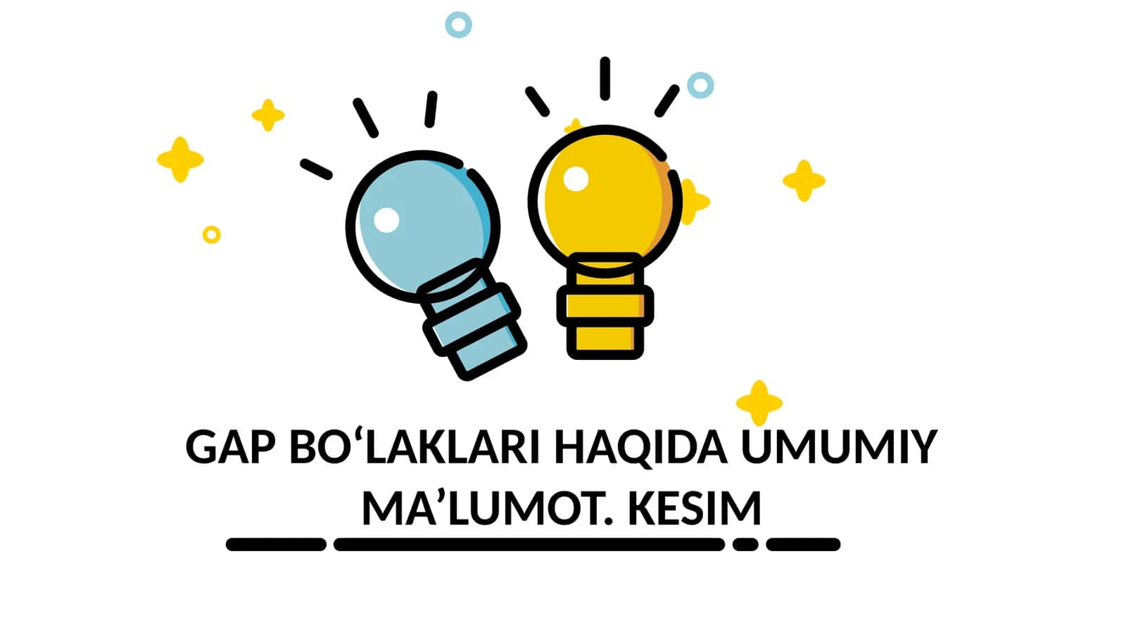 GAP BO‘LAKLARIHAQIDA UMUMIY MA’LUMOT. KESIM 1
