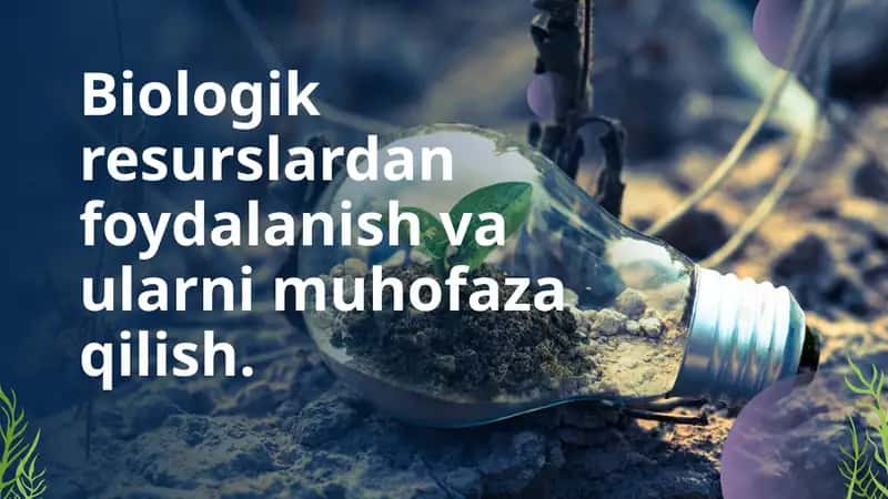 Biologik resurslar 1
