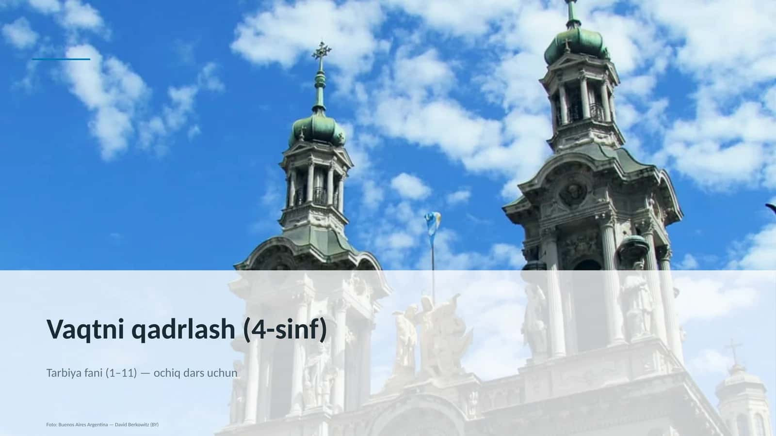 Vaqtni qadrlash (4-sinf) 1