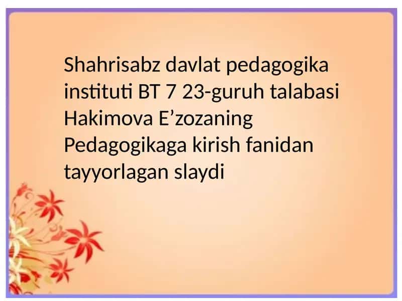 Qadimgi xalq ogʼzaki ijodlarini tarbiyalash 1