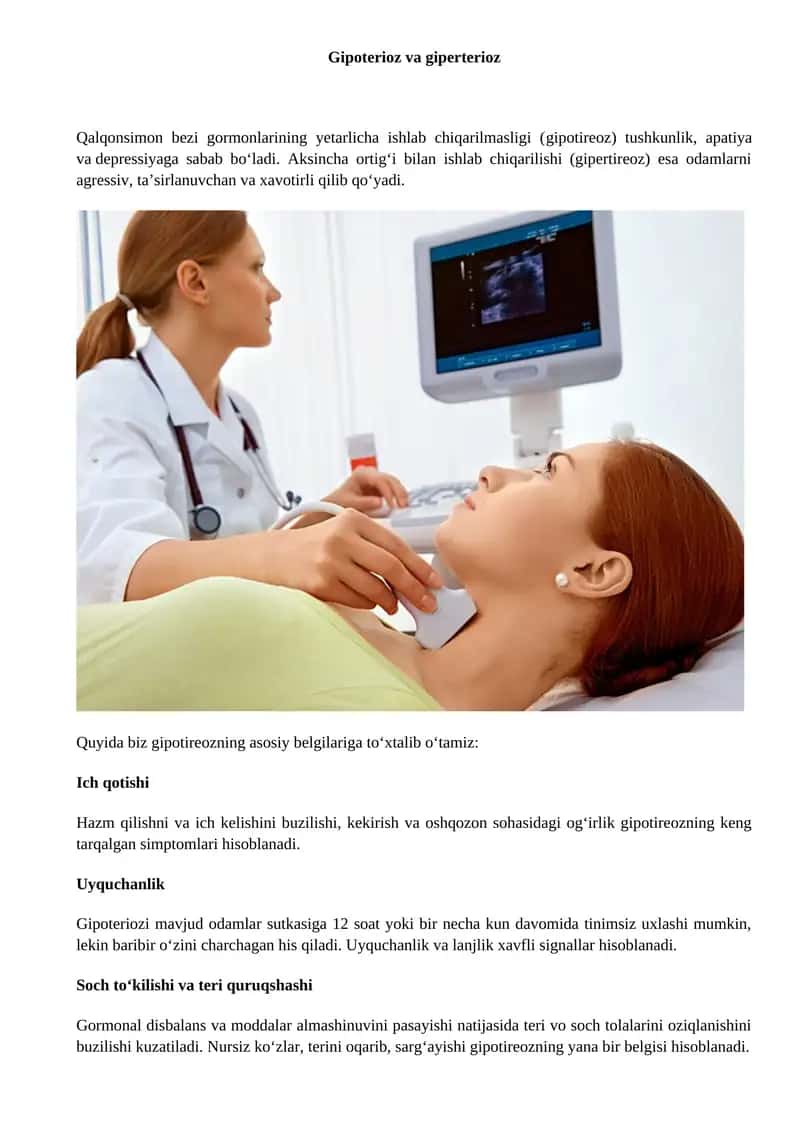 Gipoterioz va giperterioz 1
