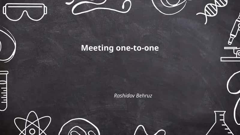 One-to-one Meeting Guide 1