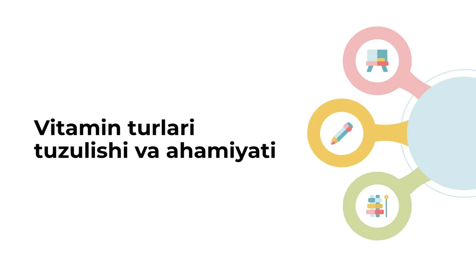 Vitamin turlari tuzulishi va ahamiyati 1