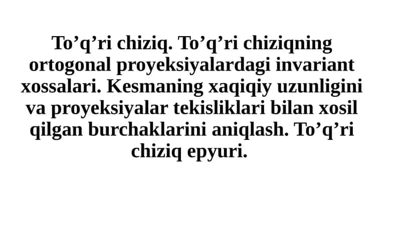 To’q’richiziq 1