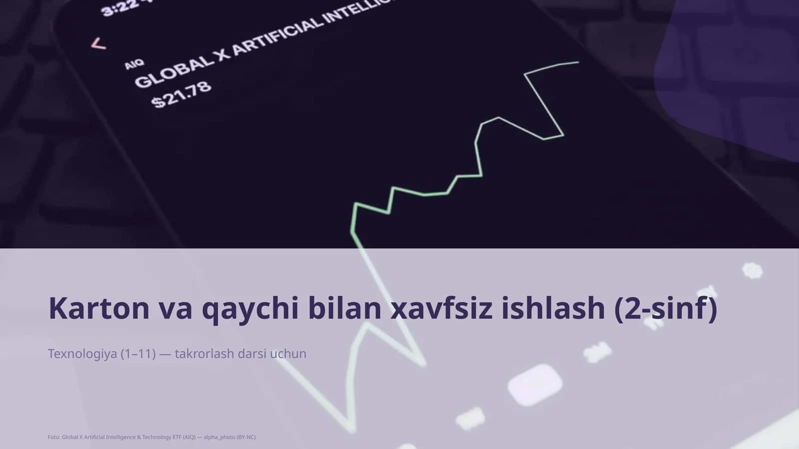 Karton va qaychi bilan xavfsiz ishlash (2-sinf) 1