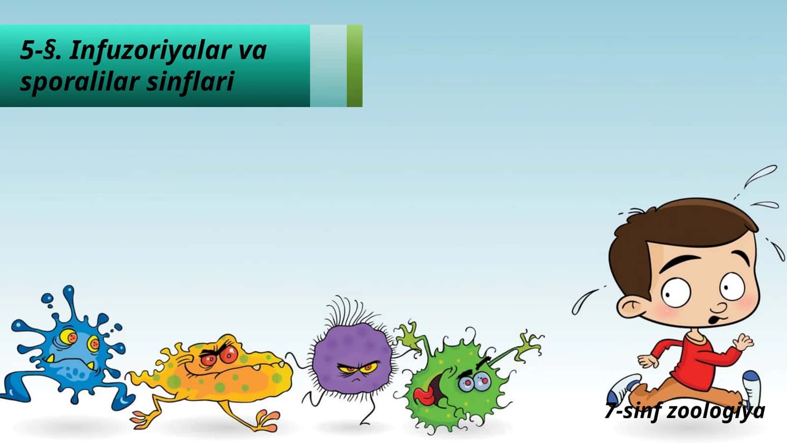 Infuzoriyalar va sporalilar sinflari 1