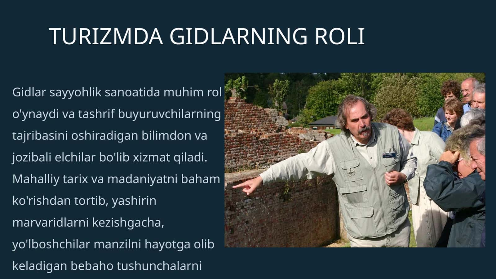 TURIZMDA GIDLARNING ROLI 1