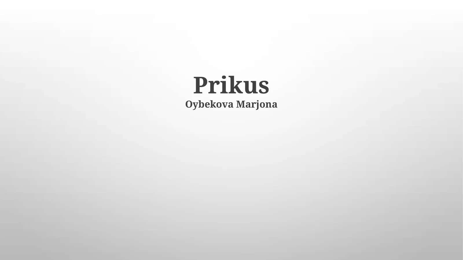 Prikus 1