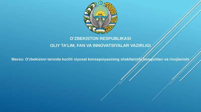 O'zbekistonda kuchli siyosat konsepsiyasi 1