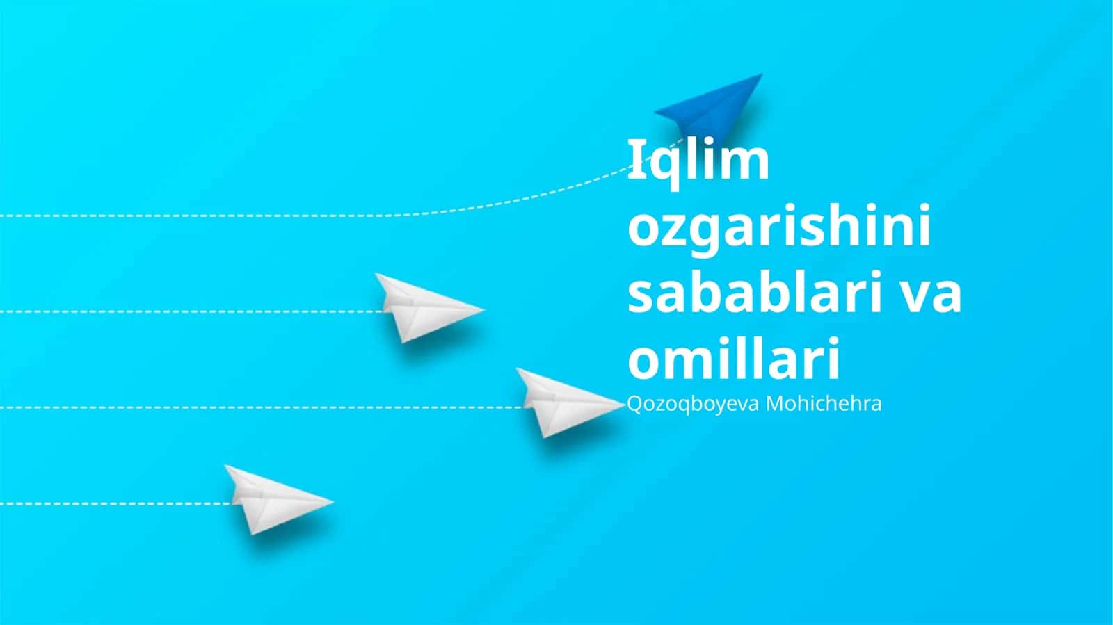 Iqlim ozgarishini sabablari va omillari 1