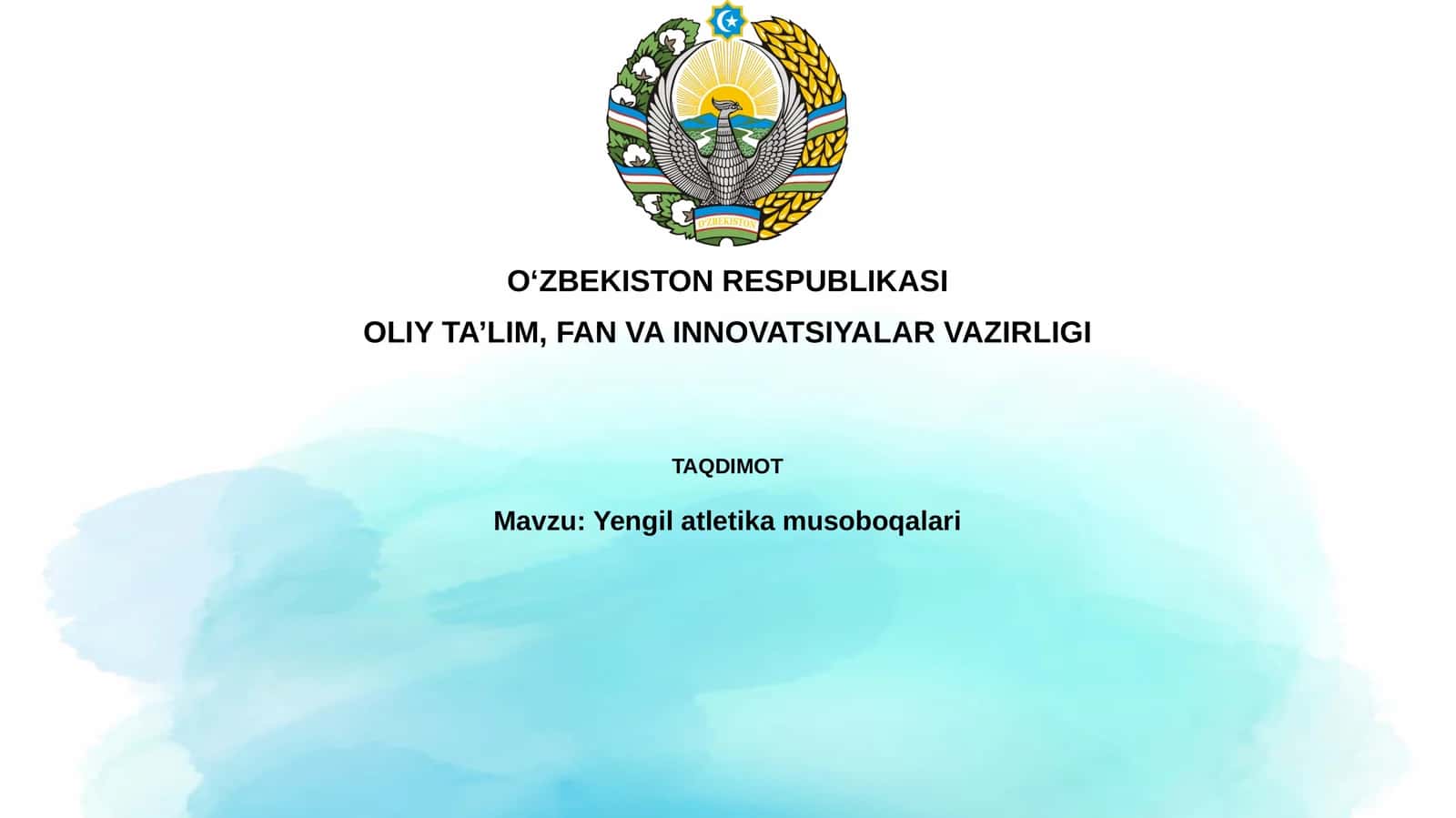 Yengil atletika musoboqalari 1