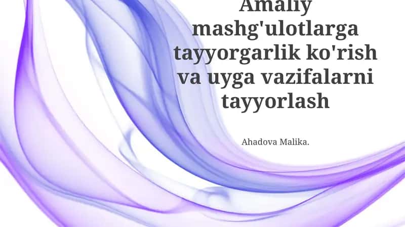 Vaqtni boshqarish 1