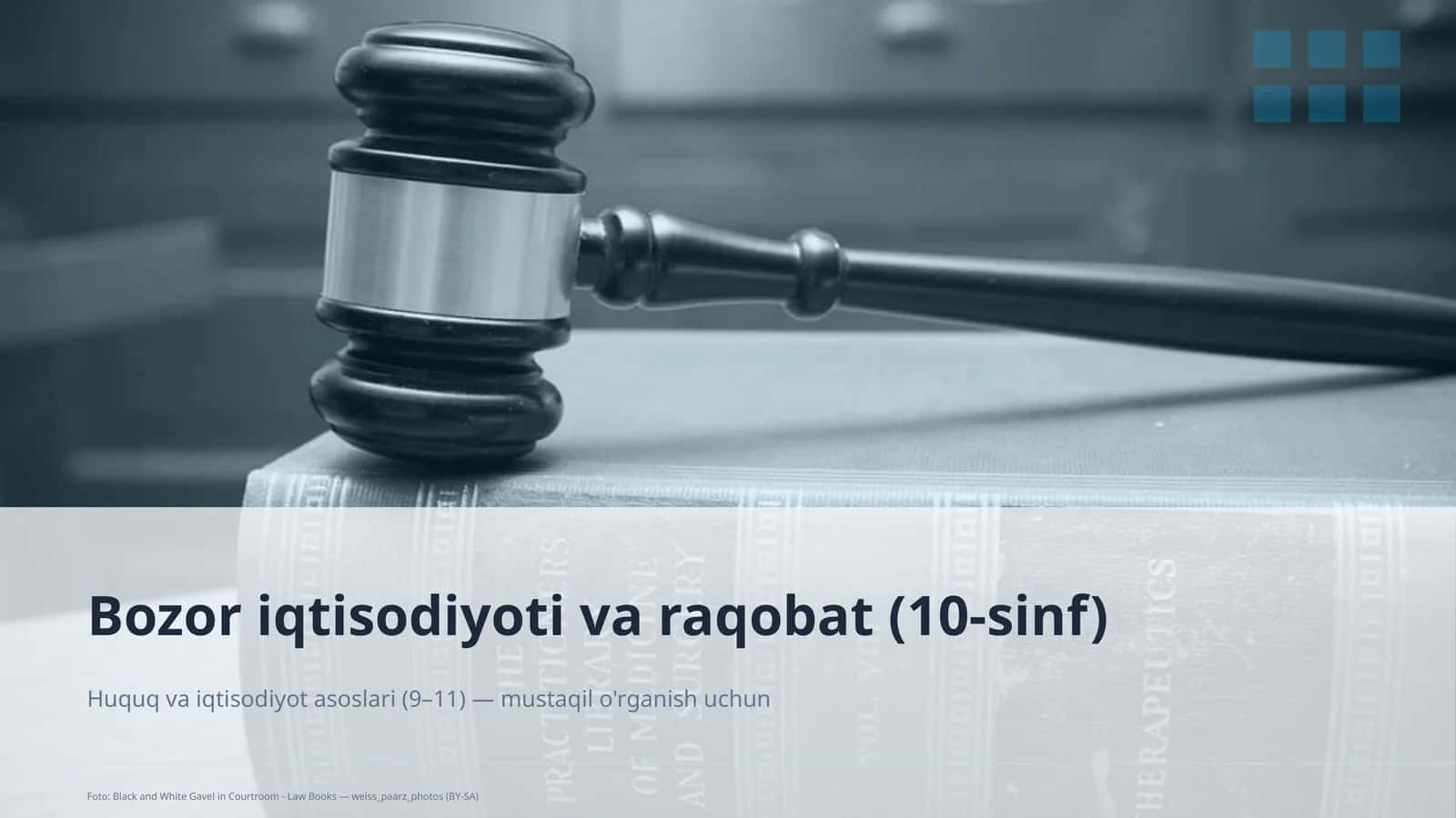 Bozor iqtisodiyoti va raqobat (10-sinf) 1