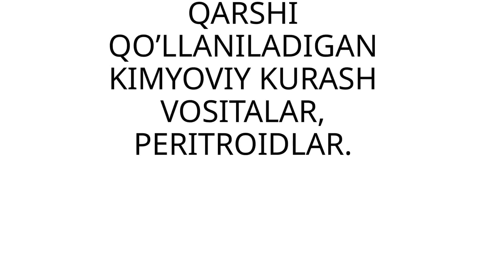 PERITROIDLAR 1