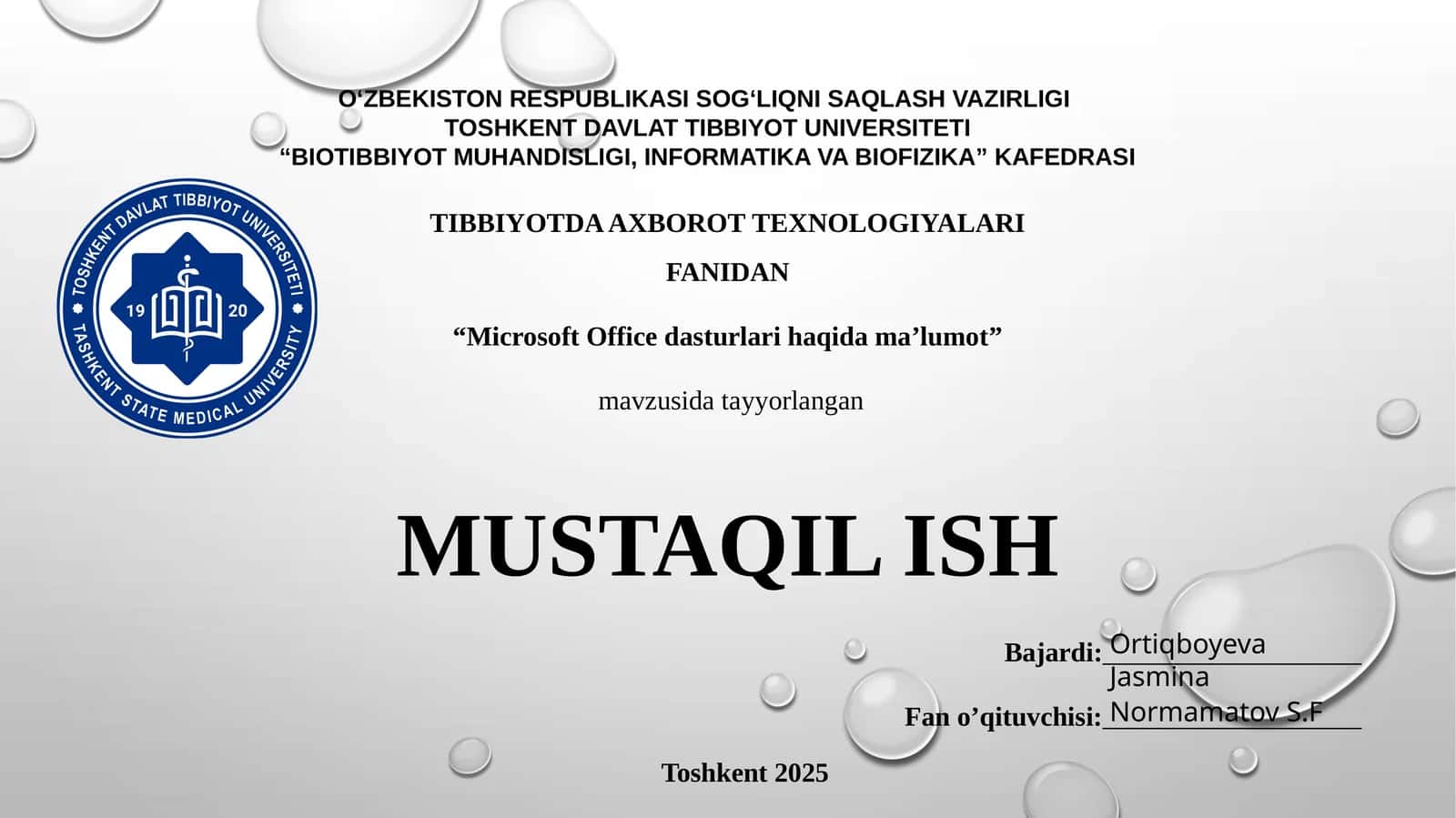 Microsoft Officedasturlarihaqidama’lumot 1