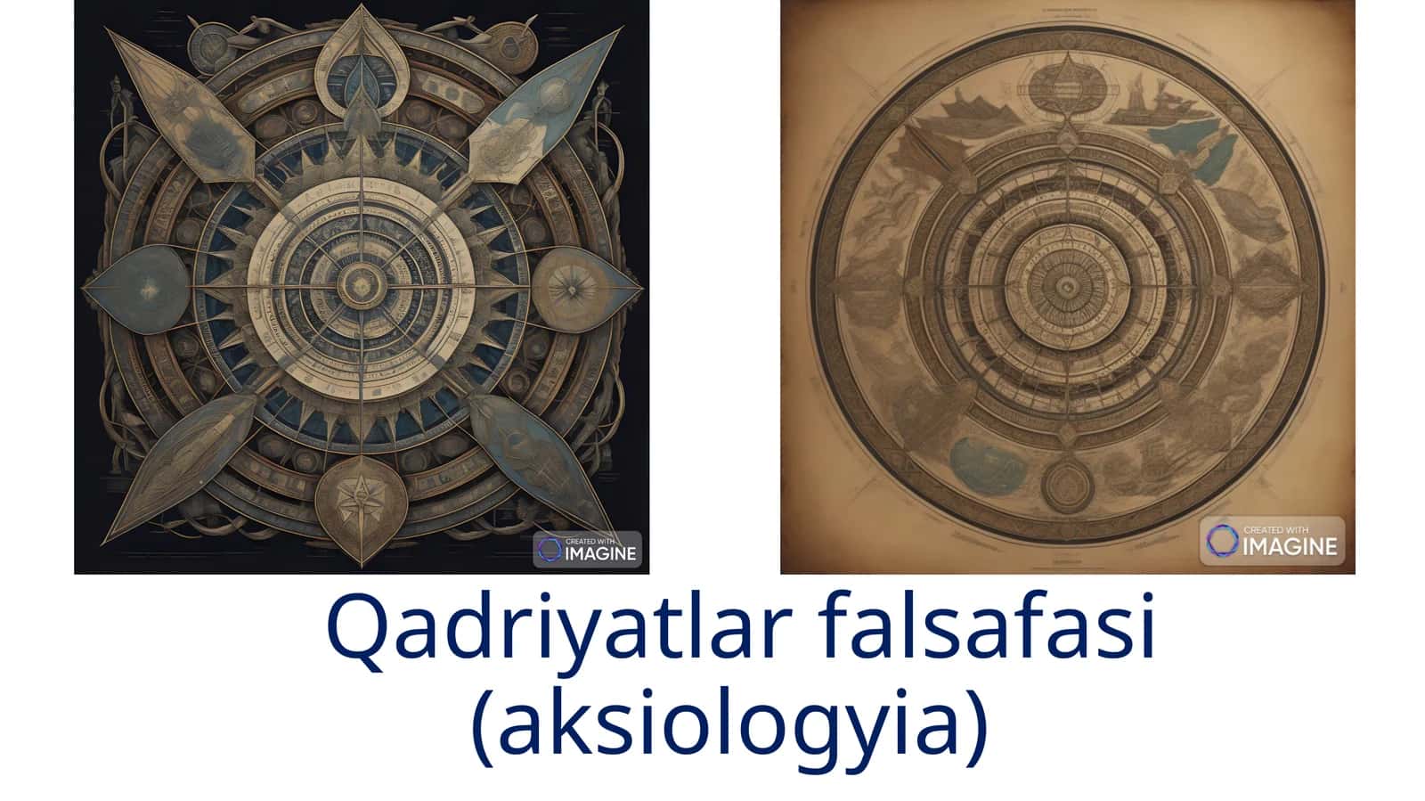 Qadriyatlar falsafasi (aksiologyia) mavzusida bir soatlik dars ishlanma 1