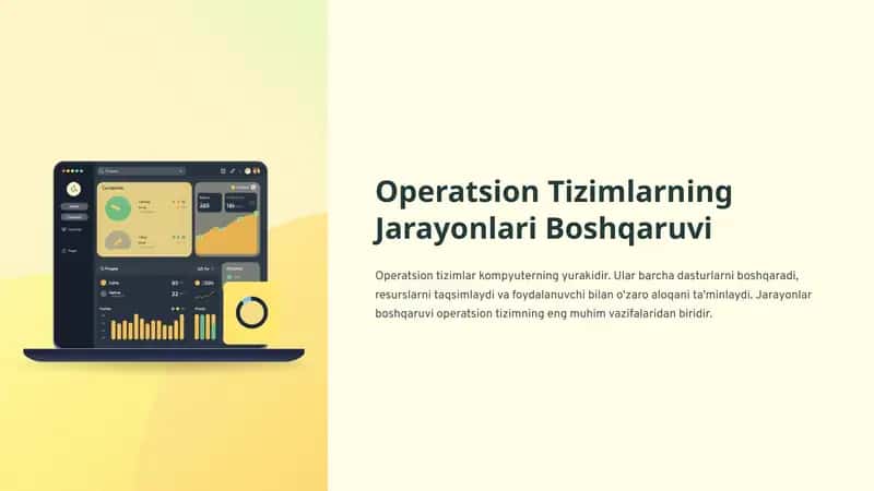Operatsion Tizimlarning Jarayonlari Boshqaruvi 1