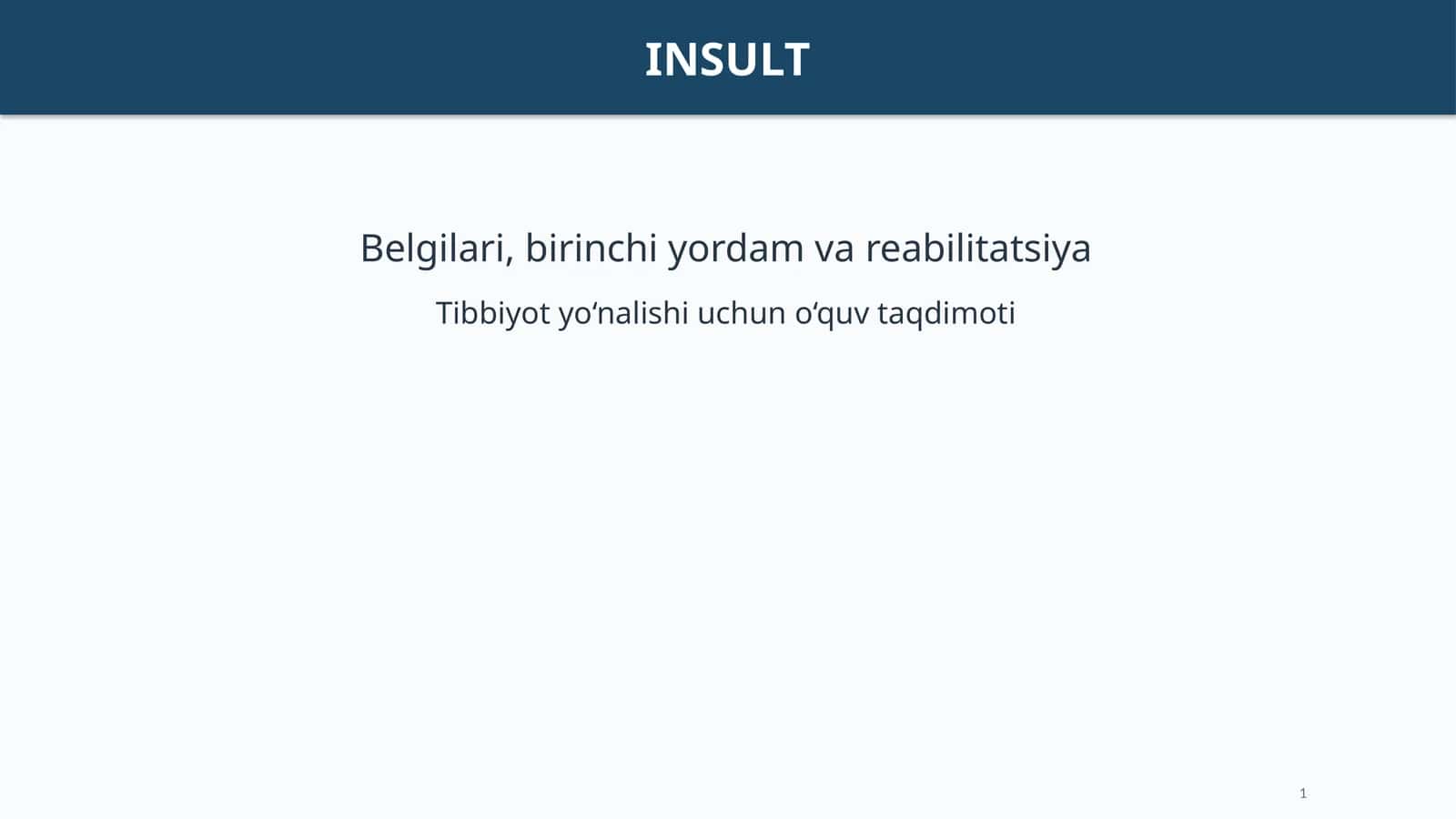 INSULT 1