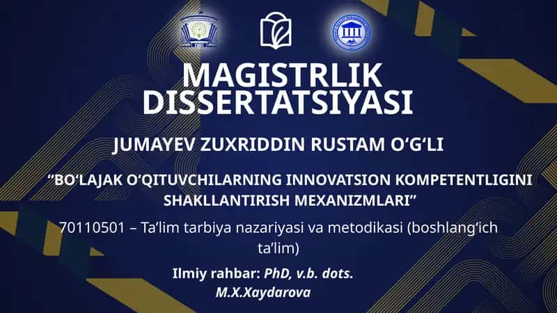 MAGISTRLIK DISSERTATSIYASI 1