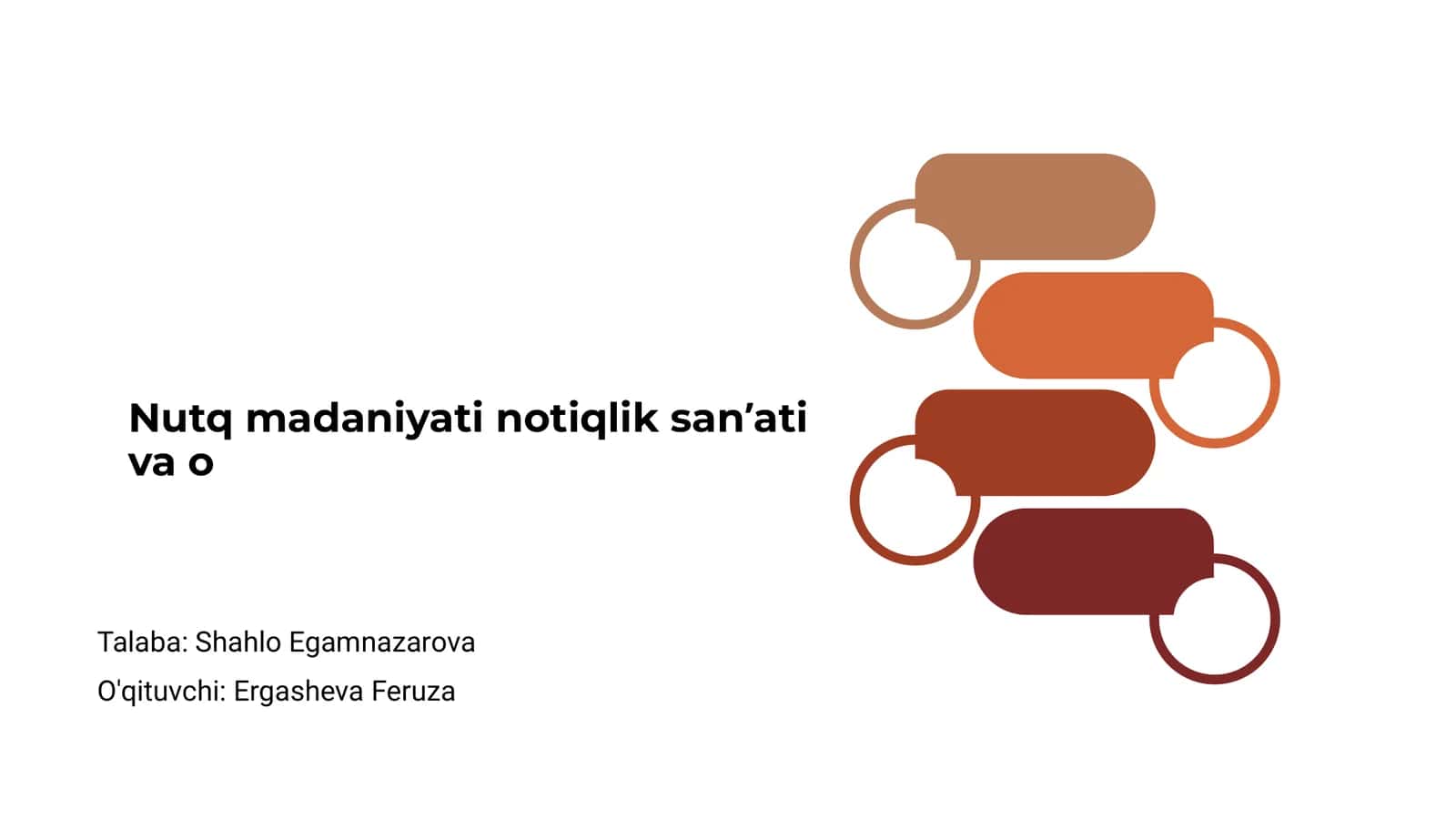 Nutq madaniyati va notiqlik sanʼati 1