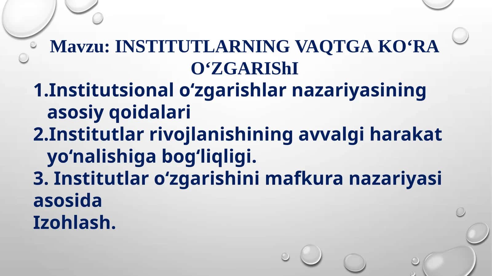 INSTITUTLARNINGVAQTGAKO‘RAO‘ZGARIShI 1