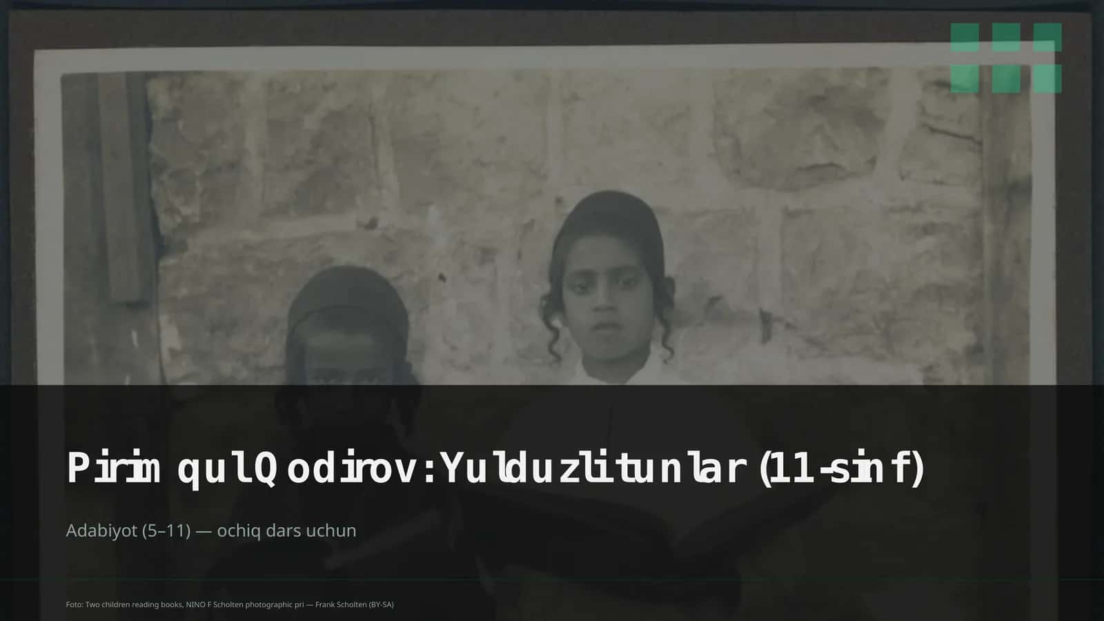 Yulduzli tunlar (11-sinf) 1