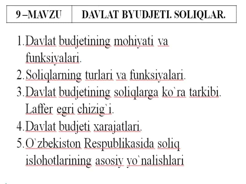 Davlatning asosiy funksiyalari 1