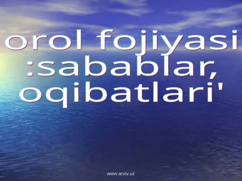 Orol dengizi 1
