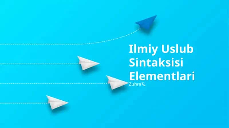 Ilmiy Uslub Sintaksisi Elementlari 1