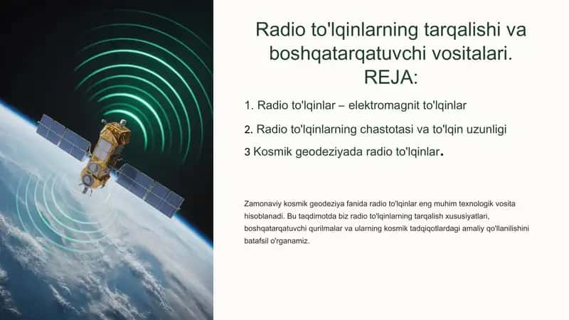 Radioto'lqinlarning Tarqalishi 1