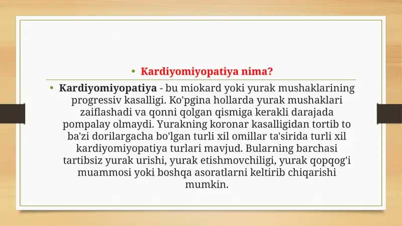 Kardiyomiyopatiya 1