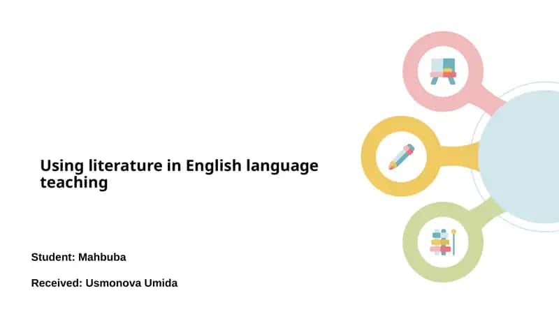 Introduction to using literature in English language teaching 1