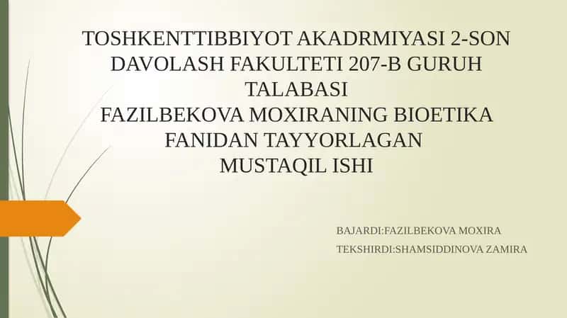 Miyaoʻlimi aniqlash mezonlari 1