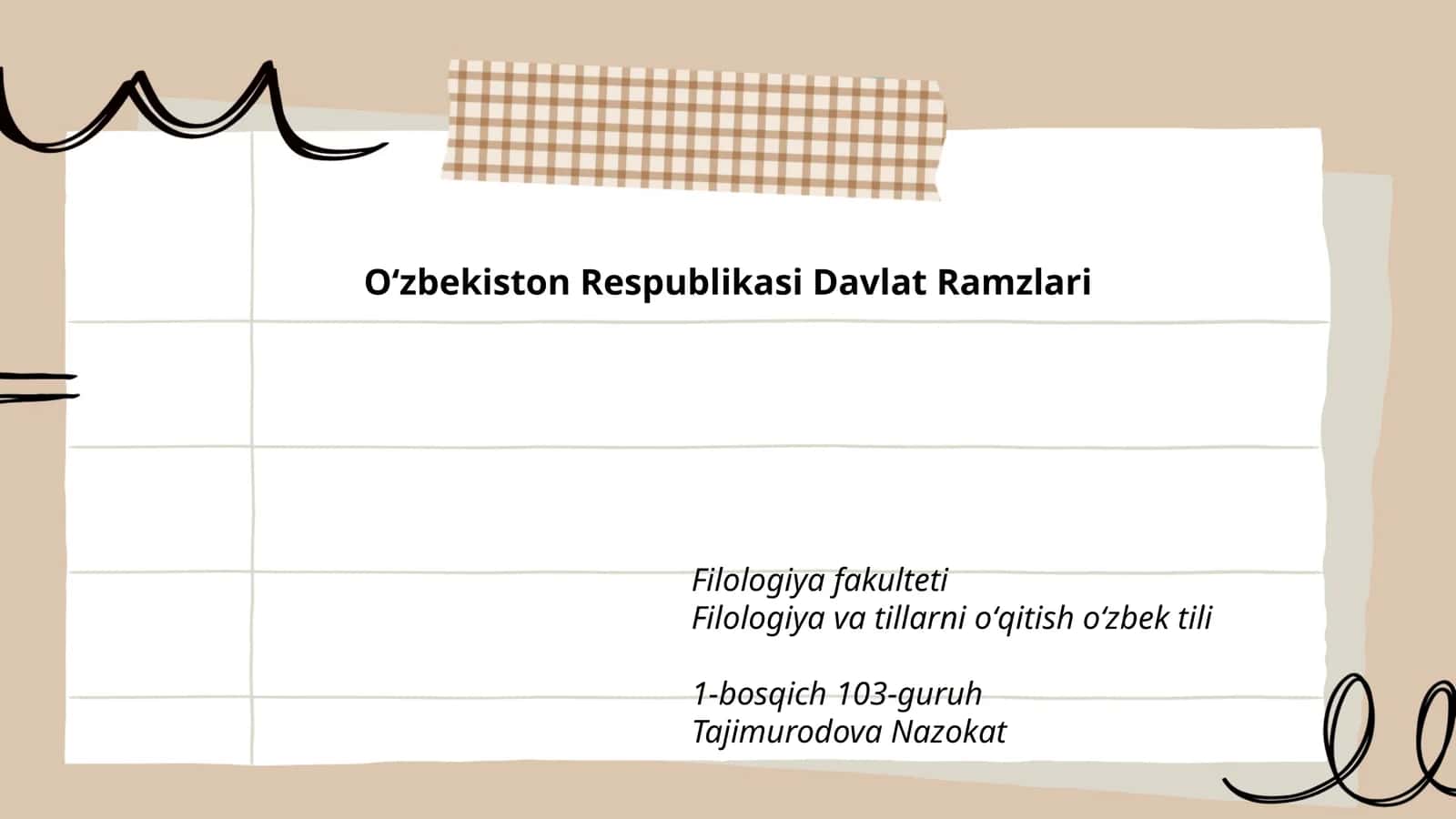 Oʻzbekiston Respublikasi Davlat Ramzlari 1