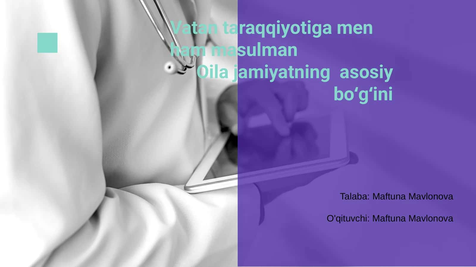 Vatan taraqqiyoti uchun mas'uliyat 1