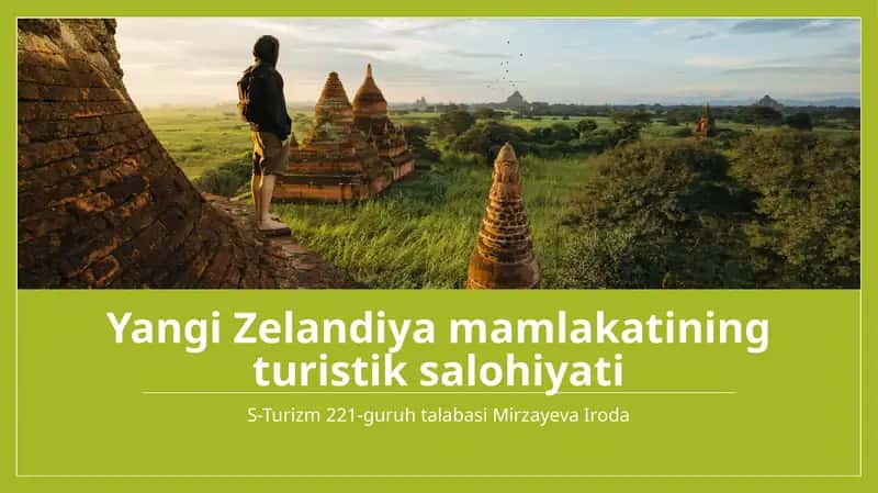 Yangi Zelandiya Turizm Geografiyasi 1