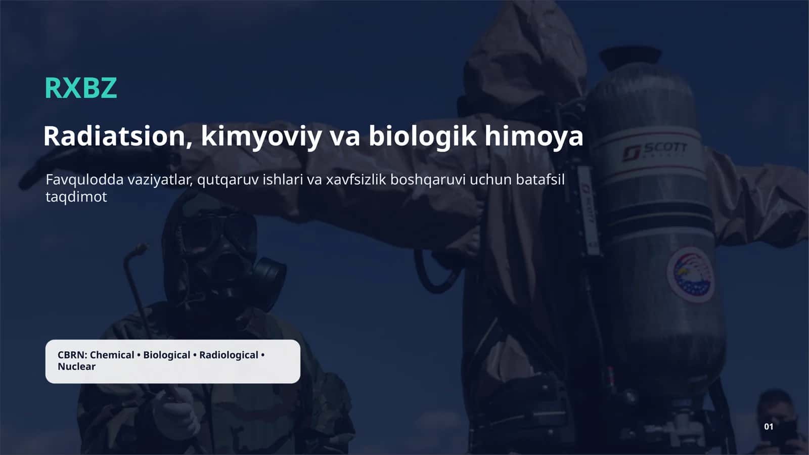 Radiatsion, kimyoviy va biologik himoya 1