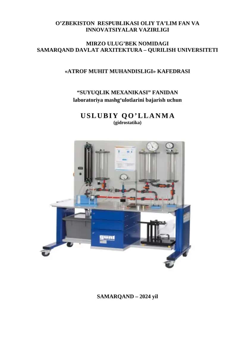 SUYUQLIK MEXANIKASI 1