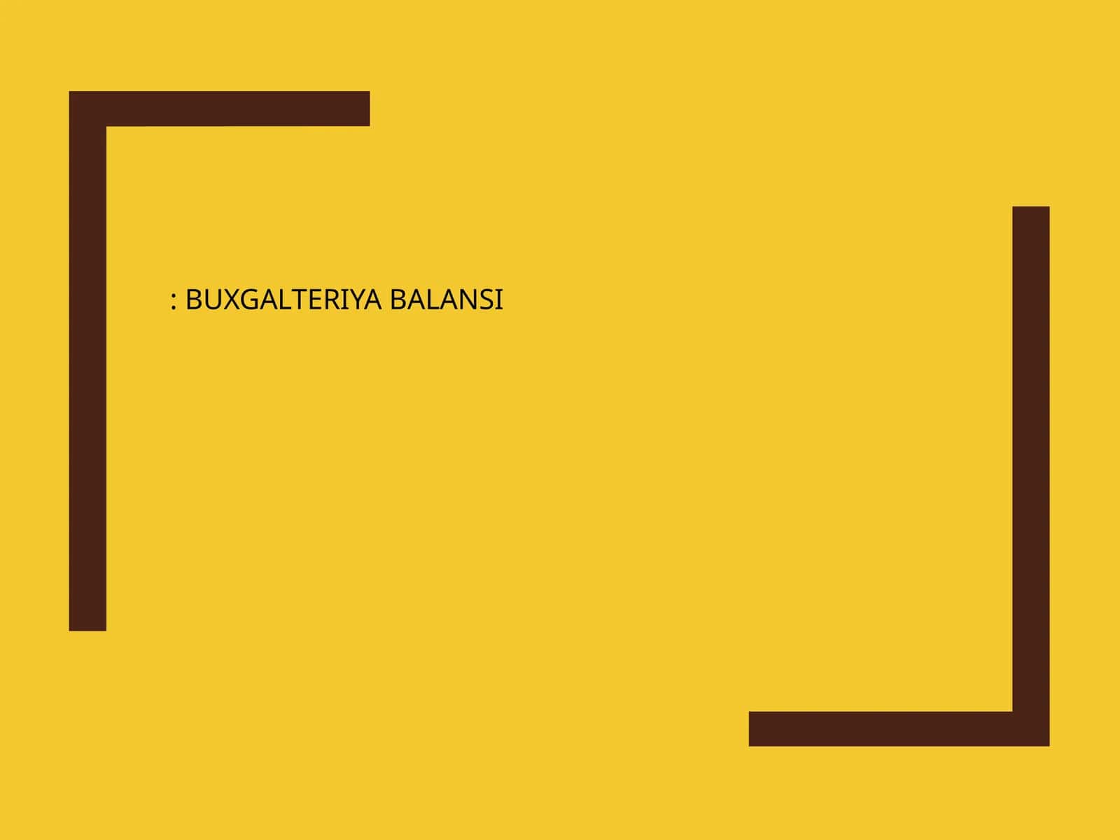 BUXGALTERIYA BALANSI 1