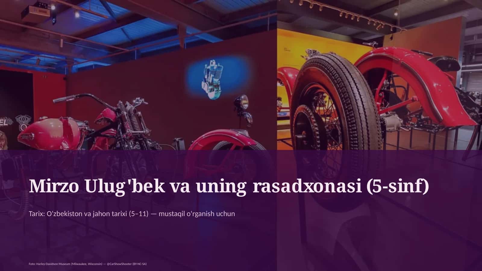 Mirzo Ulug'bek va uning rasadxonasi (5-sinf) 1