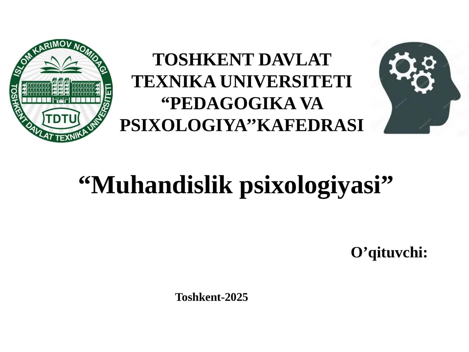 Muhandislik psixologiyasi 1