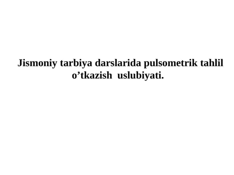 Pulssometriya 1