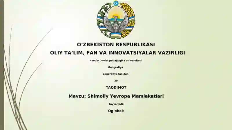 Shimoliy Yevropa Mamlakatlari